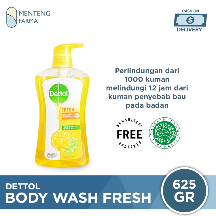 Sabun Mandi Cair Dettol ProFresh - 625 Gram