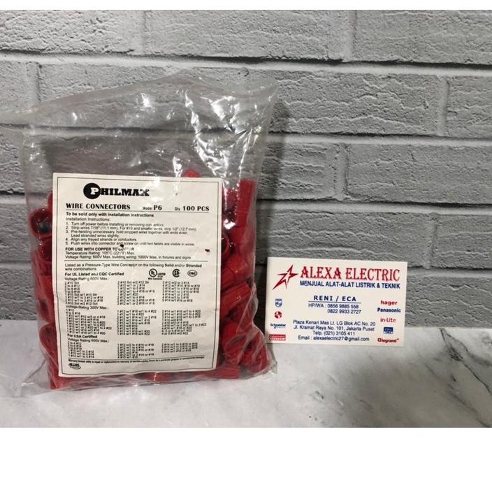 10.10 Terlaris Lasdop kabel / Lasdop 6mm / Lasdop merah / Lasdop Listrik / Electrical connector spri