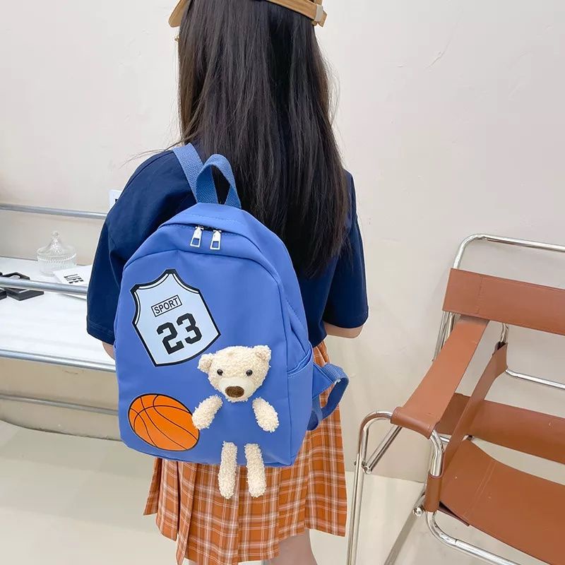 TAS RANSEL SEKOLAH ANAK PEREMPUAN CEWEK FASION MODEL TEDDY BEAR / TAS PUNGGUNG ANAK MOTIF LUCU BONEKA