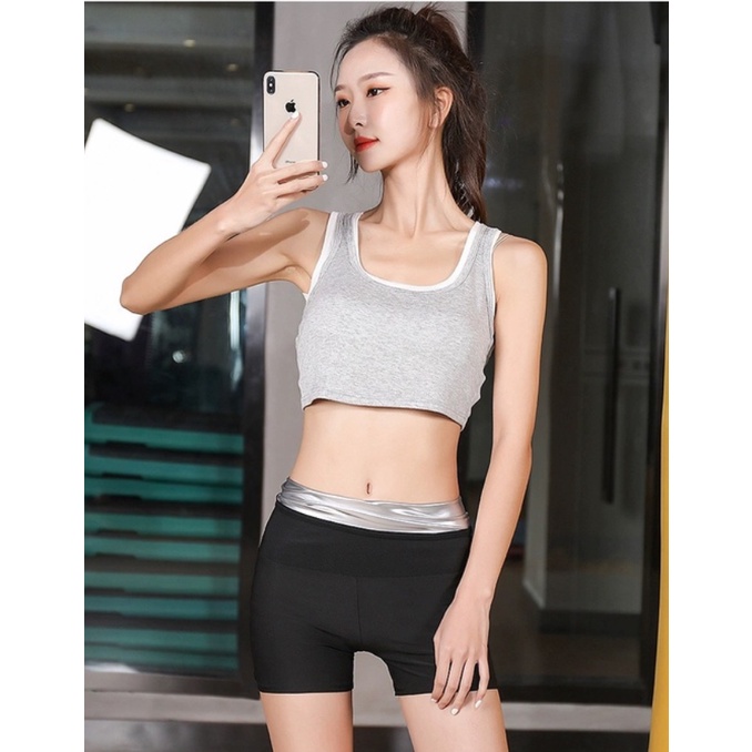 AQILAS Celana Sauna Premium - Pembakar Lemak Terbaik, Teknologi ThermoFit &amp; SweatMax untuk Fitness