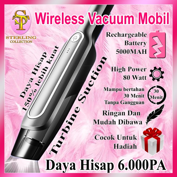 Vacuum Mobil Vacuum Cleaner Mobil Portabel Vacuum Mobil Wireless Alat Hisap Debu