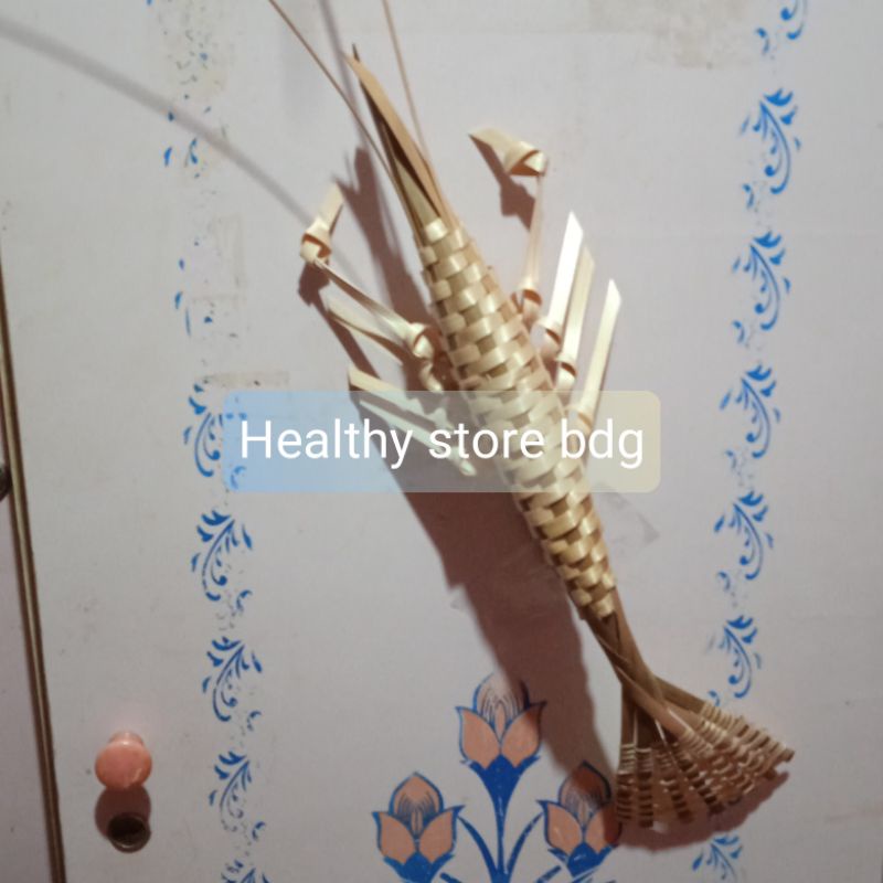 Hiasan Dinding Udang Anyaman bambu