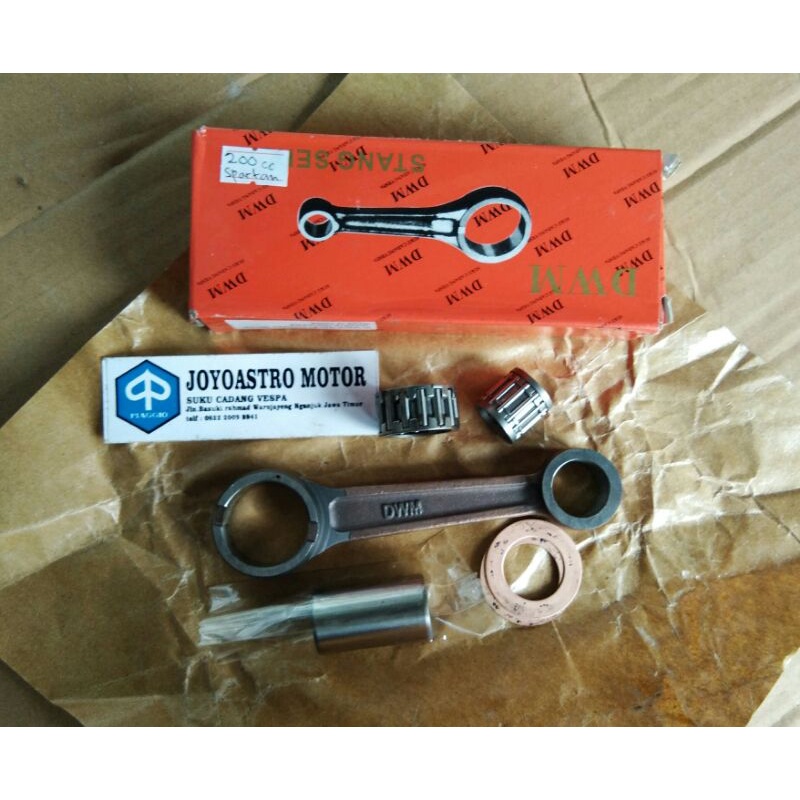stang piston seher vespa spartan 200cc