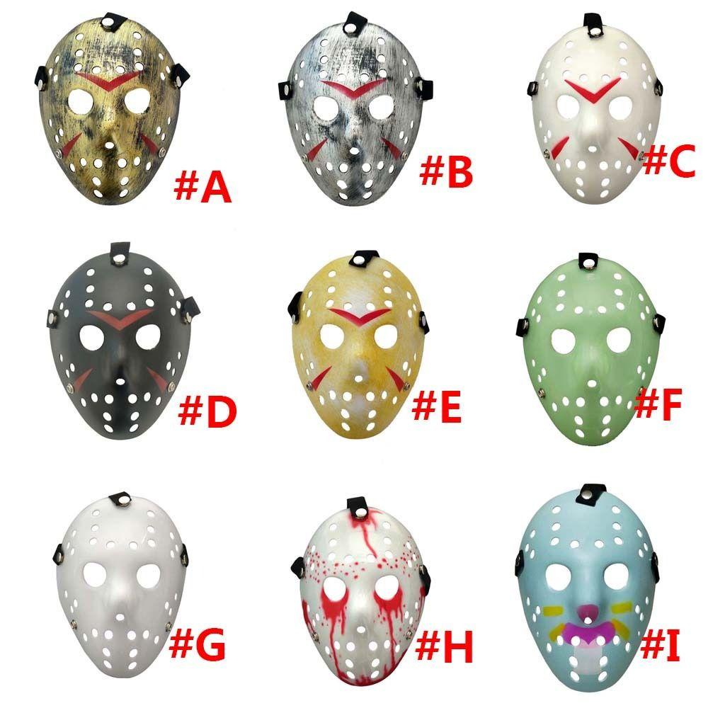 Nickolas1 Topeng Hoki Masquerade Festival Plastik Pesta Properti Jason Voorhees Kostum Cosplay Topeng Wajah Topeng Halloween