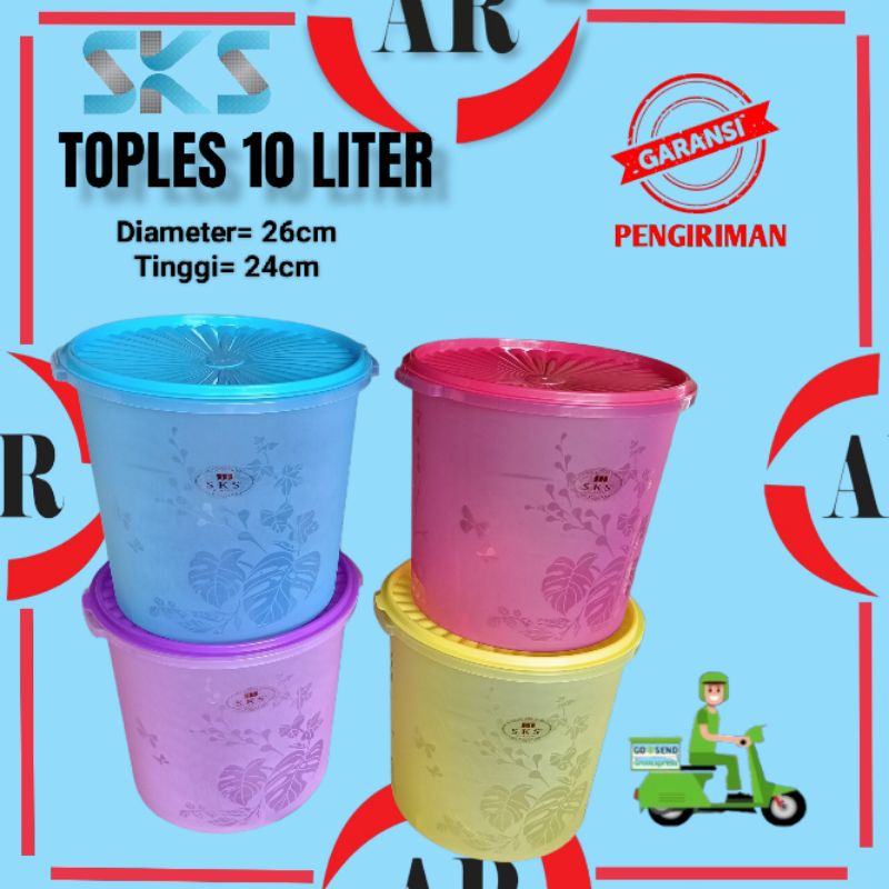 TOPLES KERUPUK / TOPLES SNACK / TOPLES PLASTIK 10 LITER SKS