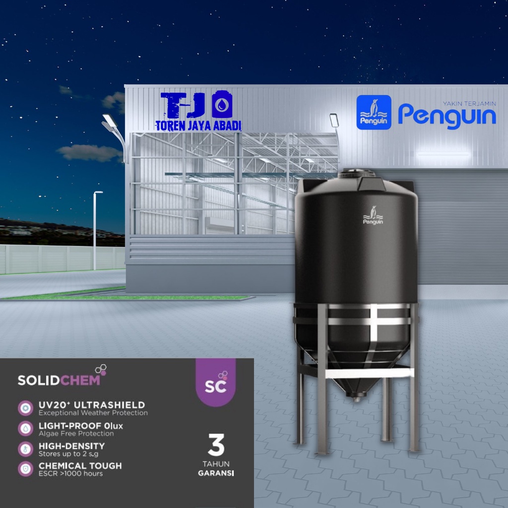 Tangki Air / Tandon / Toren Silo Tank Penguin 3000 Liter - TV 300 - Tangki