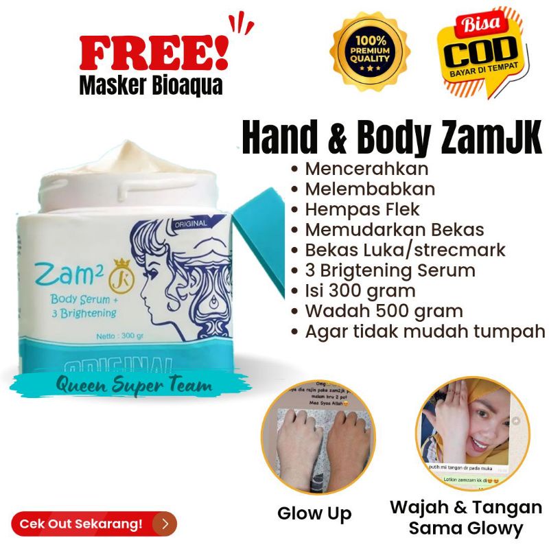 AMAZING Lotion Zamzamjk Solusi Untuk Kulit Gelap dan Kusam | HB Zamzamjk Medan | HB Zamzamjk Aceh | 
