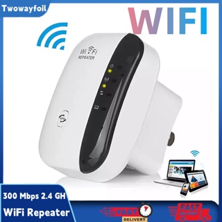 Wifi Signal Booster WiFi Repeater 300 Mbps 2.4 GHz Wireless-N Repeater Extender WLAN Router Wifi Signal Booster Access Point 802.11n WiFi Booster med RJ15