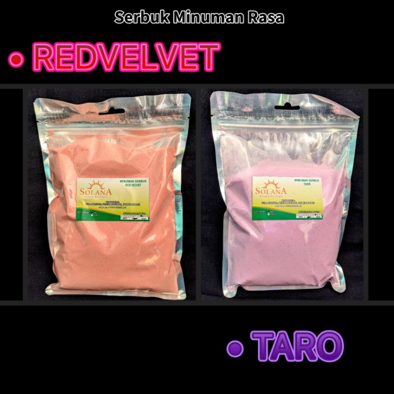 

Bubuk minuman rasa RED VELVET / TARO 500 gr