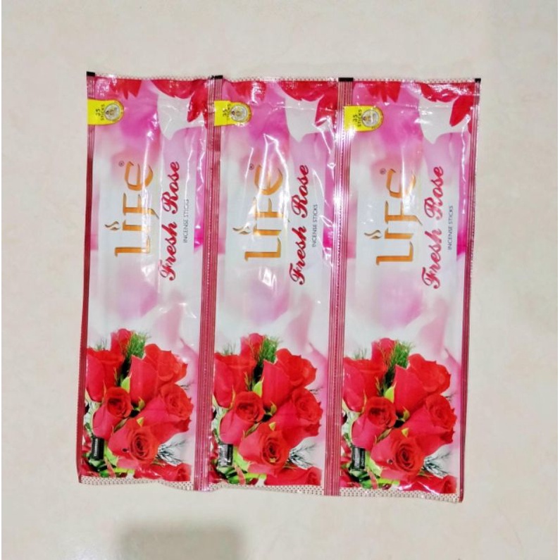 Dupa Aromaterapi Rose mawar life darshan renceng 35stik