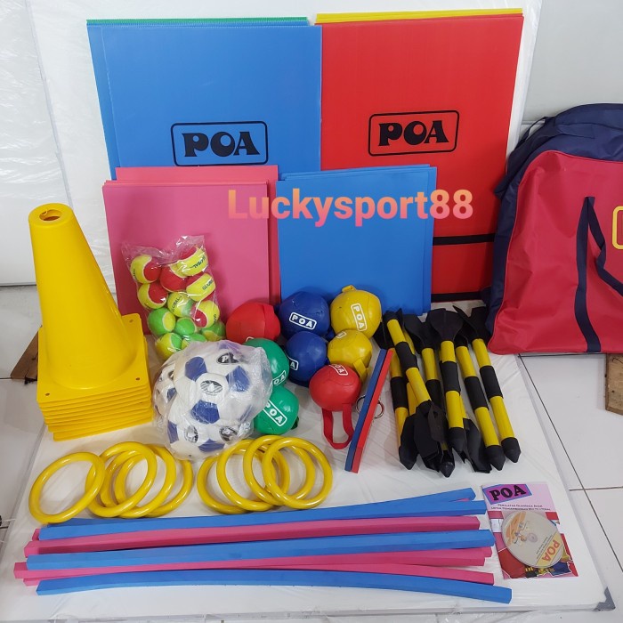 Pengaman Peralatan Atletik Kids 1 Set Komplit