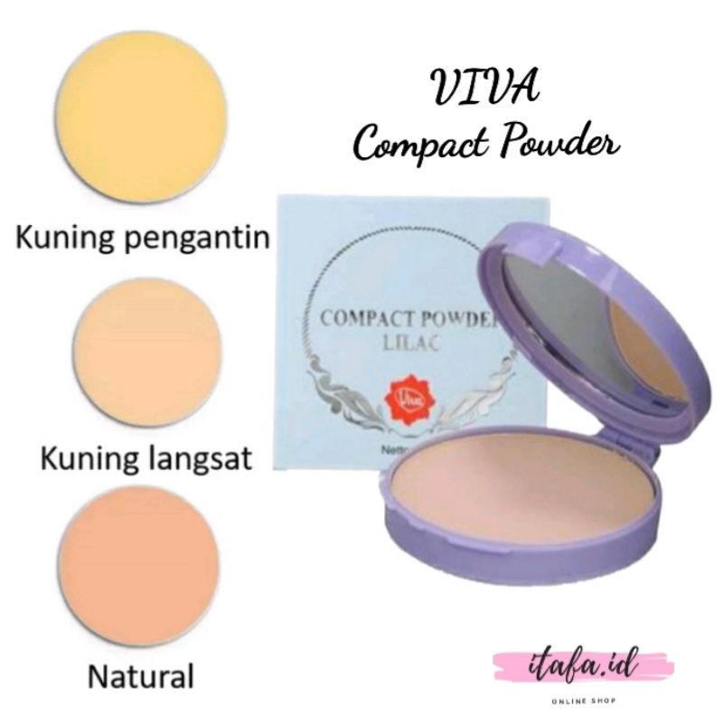 Viva Compact Powder / Viva Bedak Padat / Viva Compact Lilac
