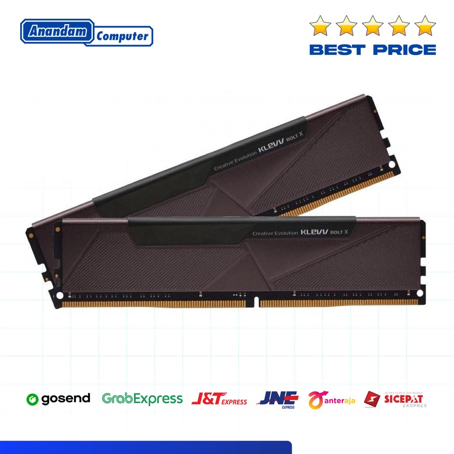 KLEVV DDR4 BOLT X Series 16GB (2X8GB) PC25600 3200MHz Dual Channel