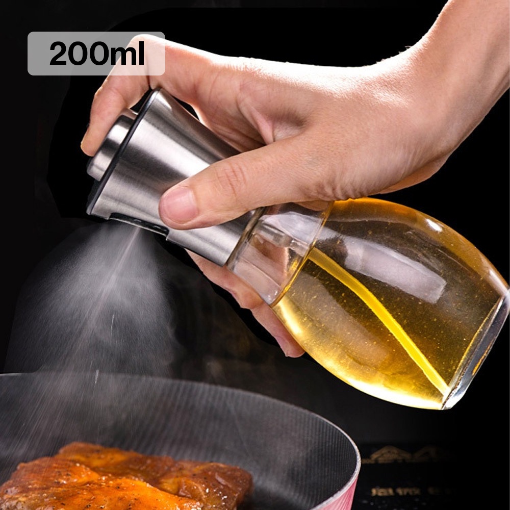 Mcook Botol Minyak Spray Olive Oil BBQ Chinese Food 200ml - M219 - Transparent