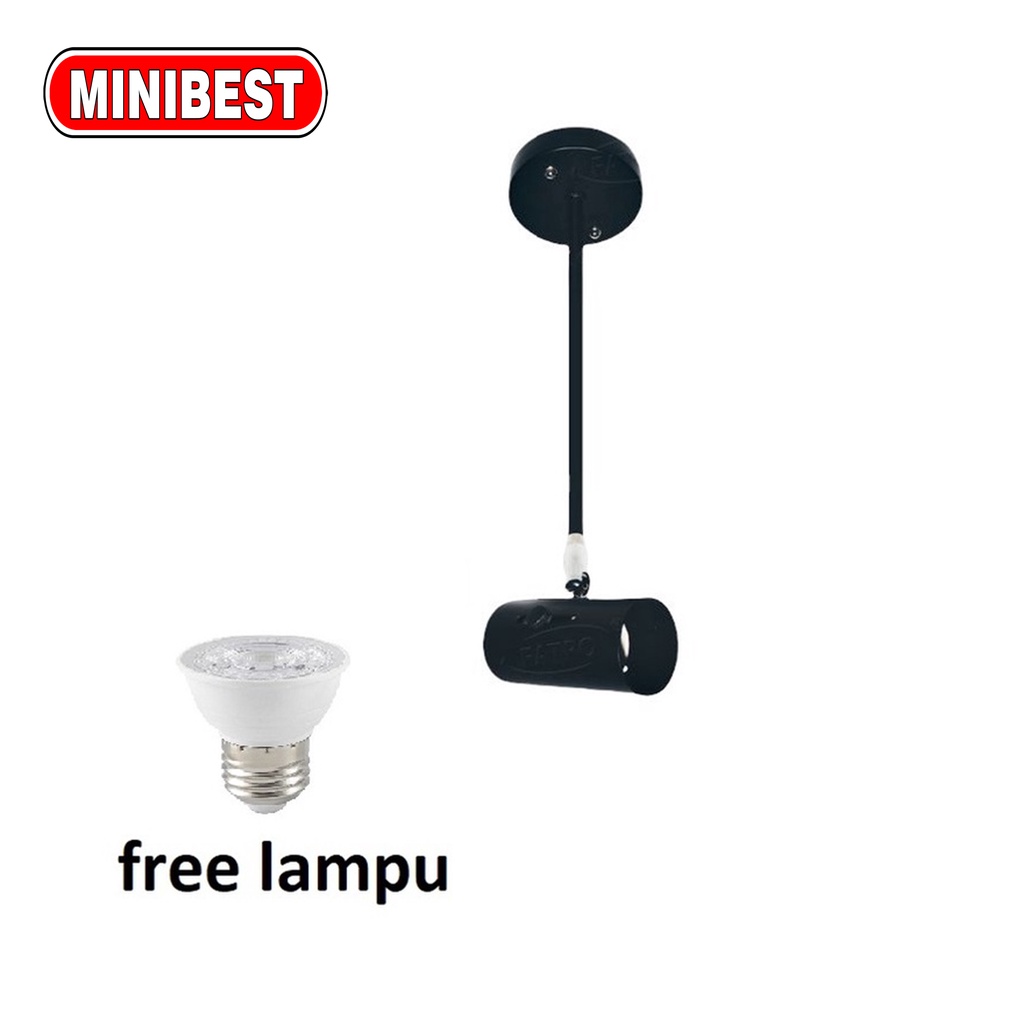 [MB] LAMPU SOROT E27 / FITING SOROT LED / sport light 3cm plafon dan rell / LAMPU VARIASI TOKO BAJU