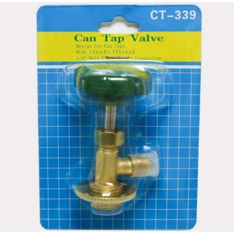 CAN TAP VALVE CH-339 /KRAN FREON R134A KLEA Jincool