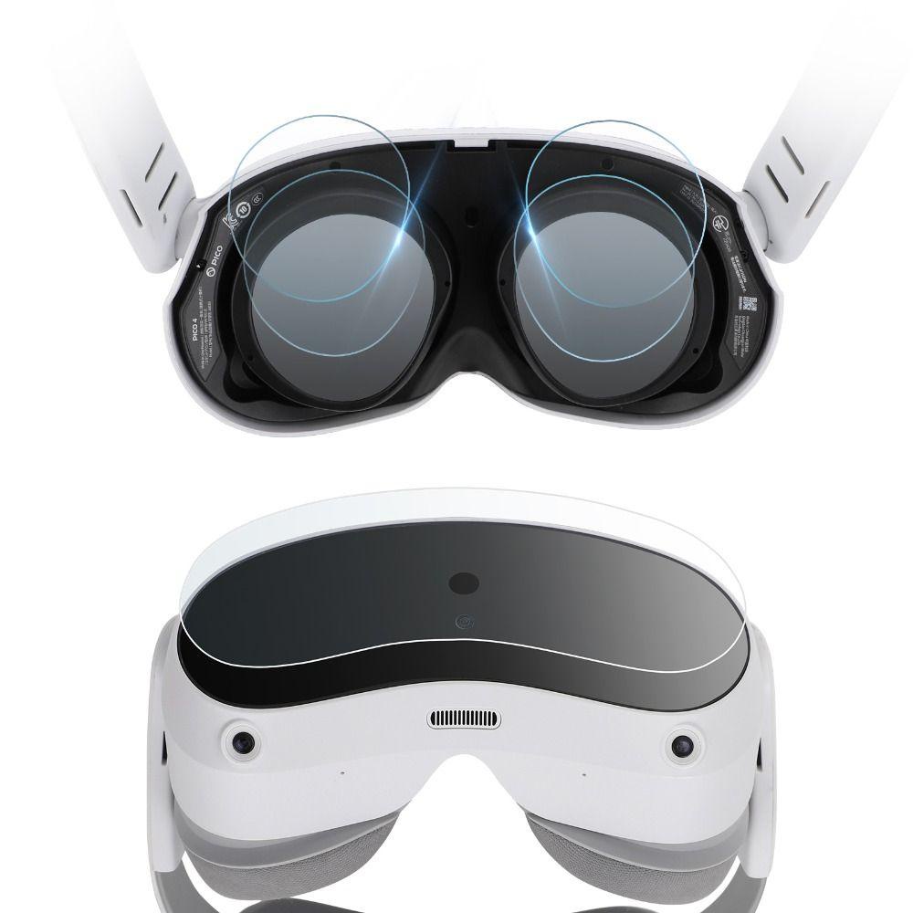 Top 6Pcs/2set Film Pelindung Kacamata VR Baru Anti Gores VR Kacamata Head Film
