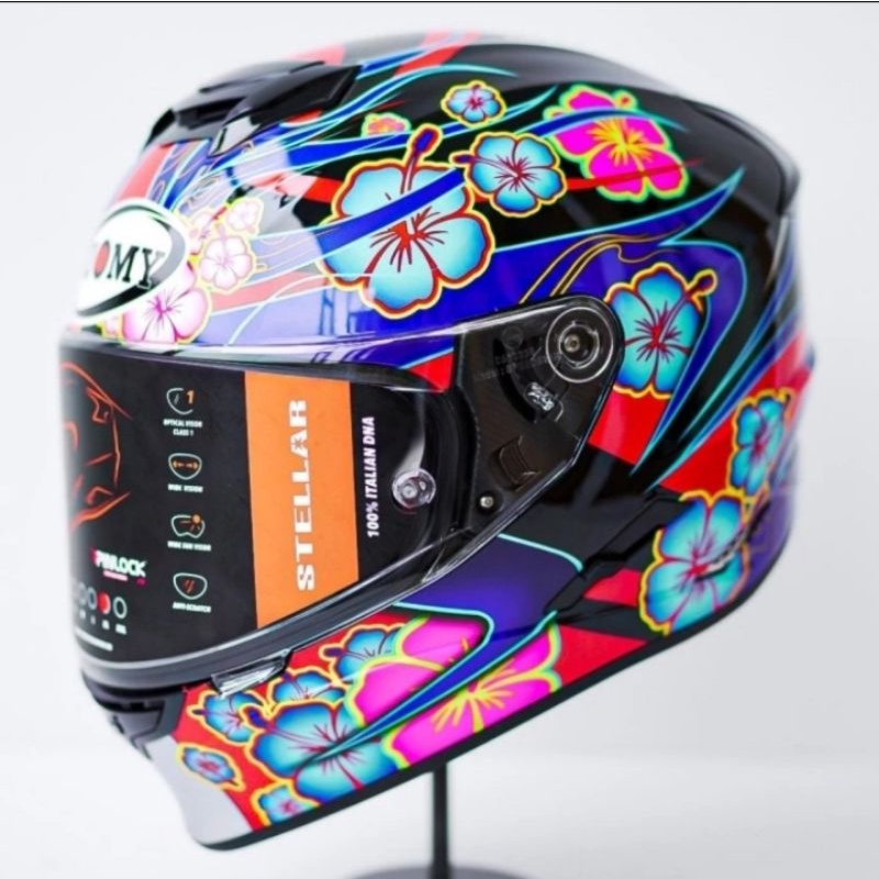 SUOMY STELLAR FLOWER BLACK BASE