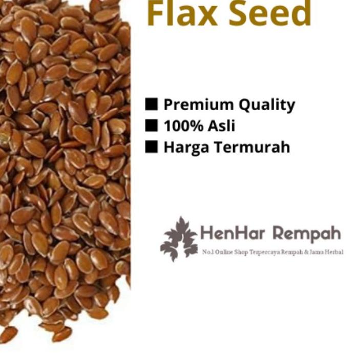 

Promo ⌒- ✰ [250 gram & 500 gram] Brown Flax Seeds / Biji Rami C♛ Kirim Sekarang