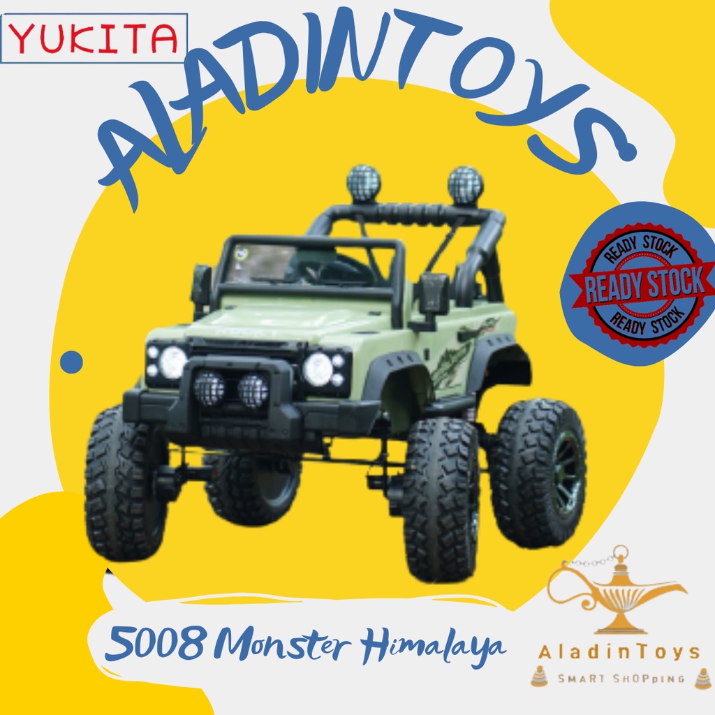 Maenan/mainan Mobil Aki Anak Rocky Volta 5008 Monster Himalaya - SHP Toys