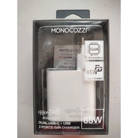 KEPALA ADAPTOR CHARGER MONOCOZZI TYPE-C QUICK CHARGE 65W