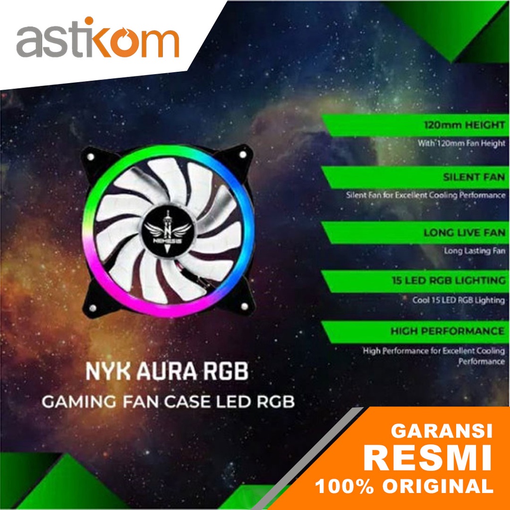 Fan Casing NYK RGB AURA Static 12cm Fan Case