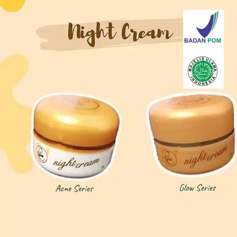 (COD) NIGHT CREAM BBC ACNE / NIGHT CREAM BBC GLOW