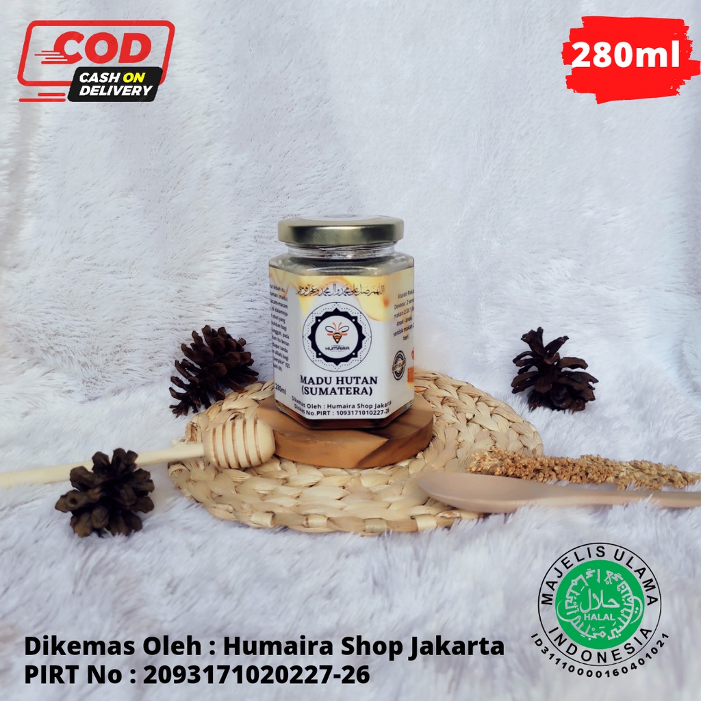 

Madu Murni Sialang (Multiflora/Hutan) 280 ml / Madu Humaira