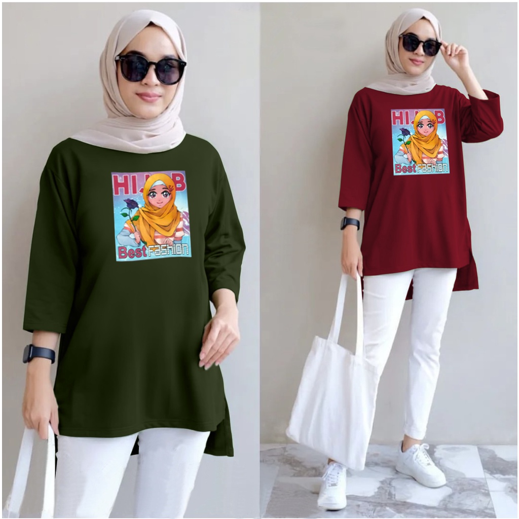 GR ATASAN BASIC OVERSIZE KAOS JUMBO LD 135 TUNIK BABYTERRY PREMIUM SR577