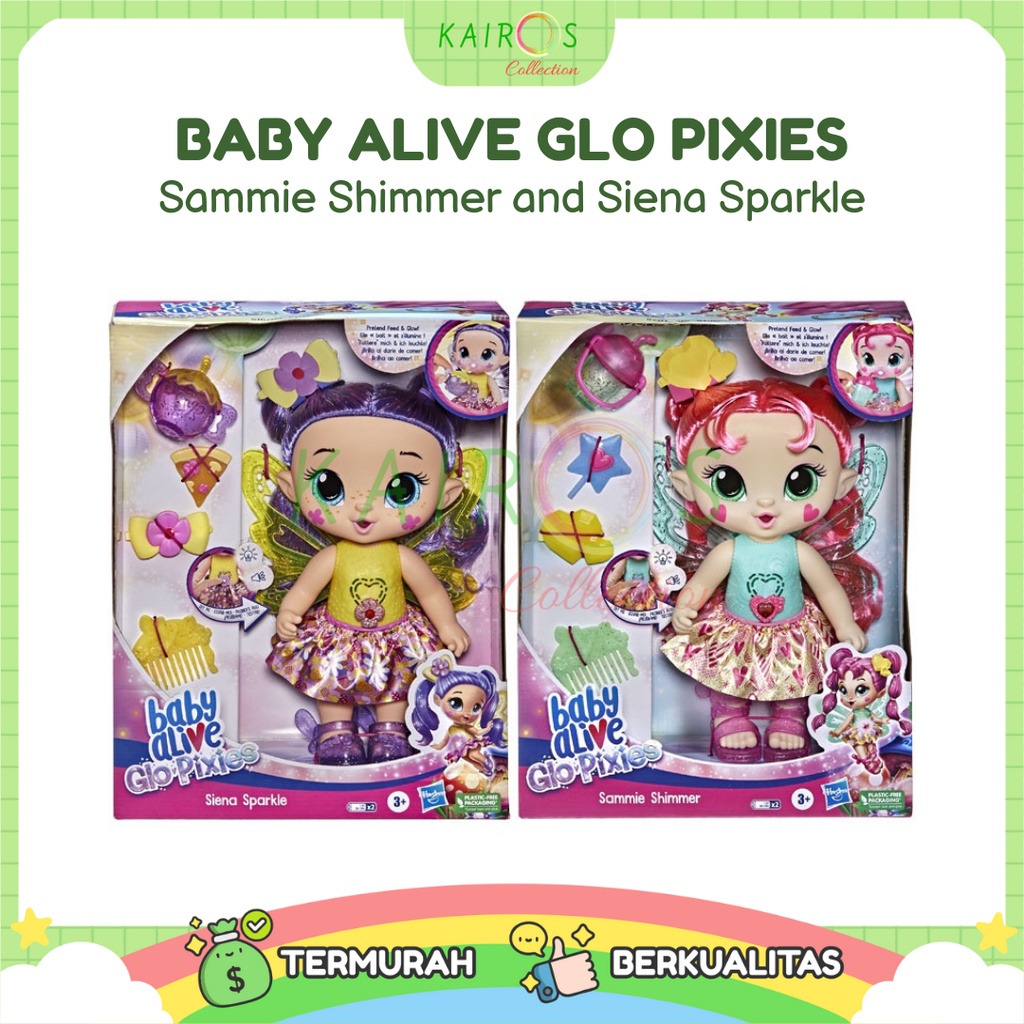 Baby Alive Glo Pixies Doll Siena Sparkle