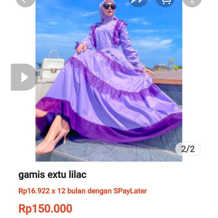 Gamis Lilac by EXTU