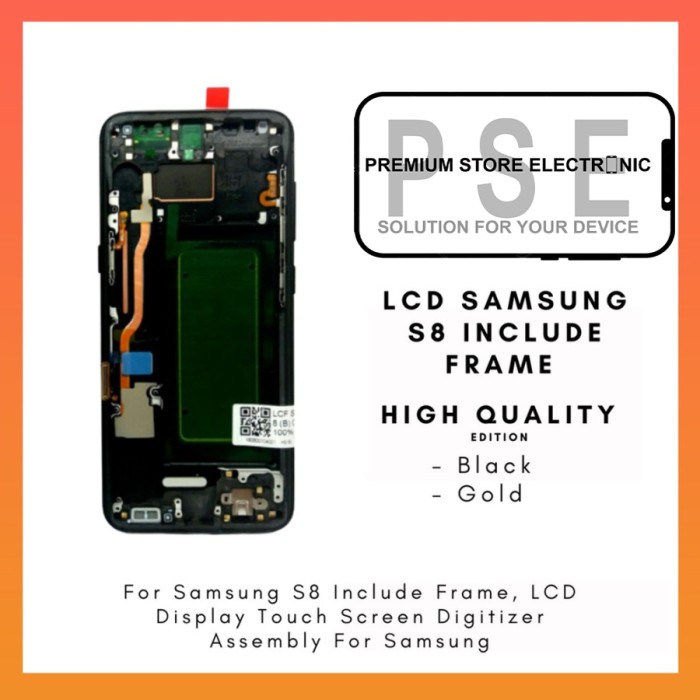 LCD Samsung S8 Include Frame Fullset Touchscreen Garansi