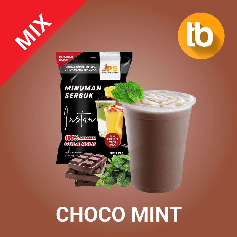 

JPS Powder Bubuk Minuman Serbuk Instan Rasa Choco Mint Mix Campur Gula 1Kg