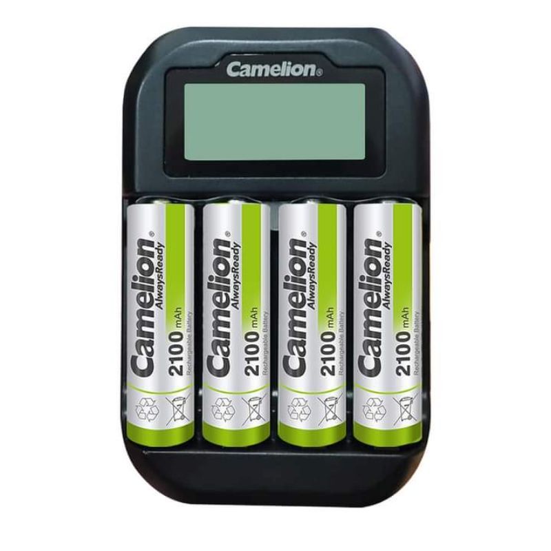 paket charger camelion 1046 AA 2100mah BP 4 LCD