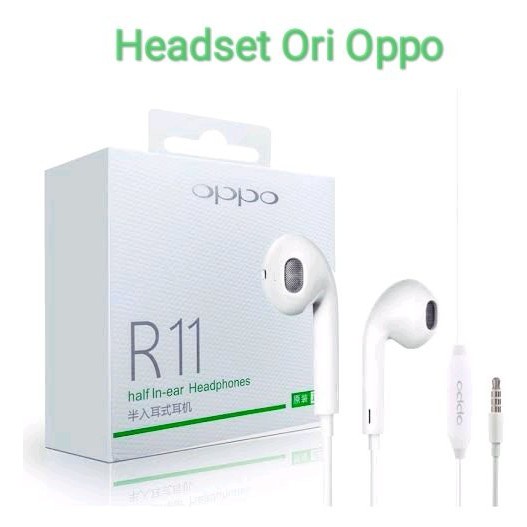 Earphone Headset Handsfree OPPO R11 ORIGINALEarphone Headset Handsfree OPPO R11 ORIGINAL