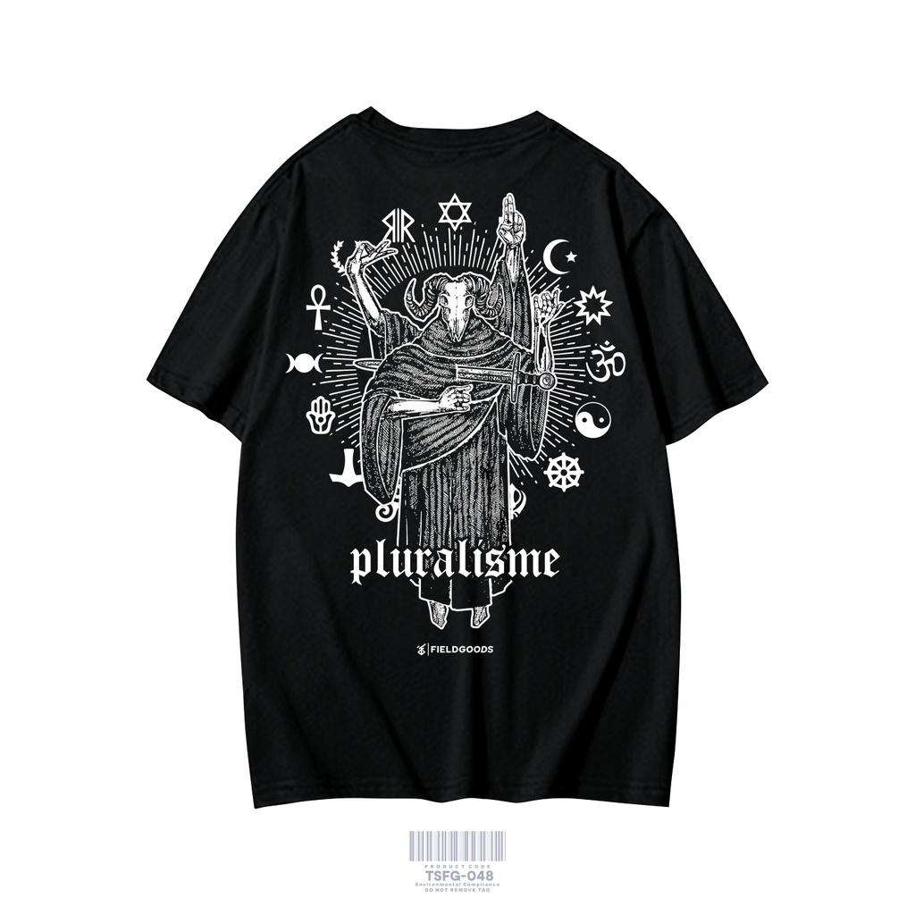 KAOS PLURALISME PAKAIAN PRIA BUPHOMET KAOS HUMANITY