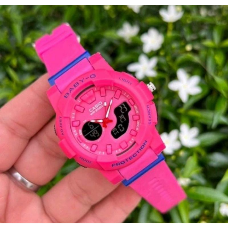 Jam Tangan Baby G Wanita Jam Tangan Dualtime Anti Air Shockproof Terlaris Pilihan Kesukaan Wanita