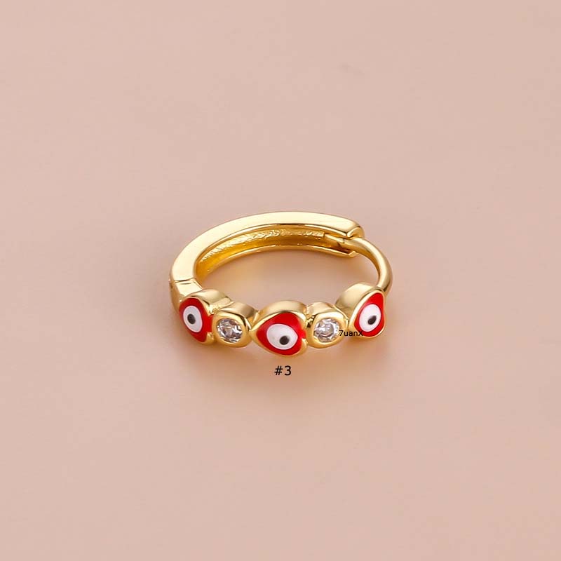 1pc Anting Tindik Tulang Rawan Telinga Bentuk Hati Ukuran 12mm