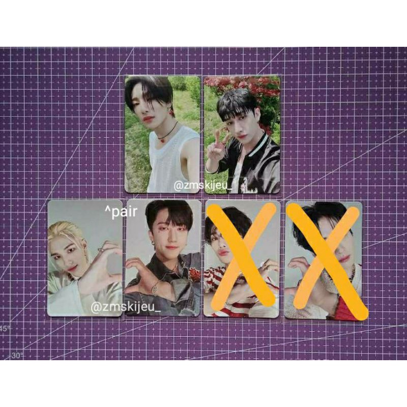 PHOTOCARD PC STRAY KIDS MAXIDENT ERA BANGCHAN CHANGBIN HYUNJIN JEONGIN T-CRUSH HEART VER