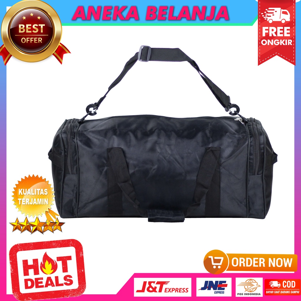 Tas Anelo Hitam Tas Jinjing Travel Mudik Merantau Tebal Murah Trendy