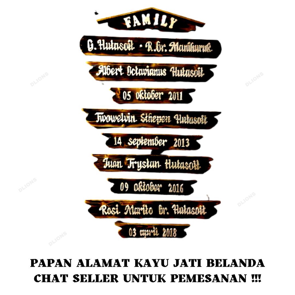 HIASAN DINDING RUMAH,PAPAN NAMA CUSTOM,PAPAN NAMA KELUARGA,HIASAN DINDING RUMAH,HIASAN KAMAR,BAHAN KAYU JATI BELANDA AWET DI SEMUA SUHU RUANGAN,PAPAN NAMA ANTIK