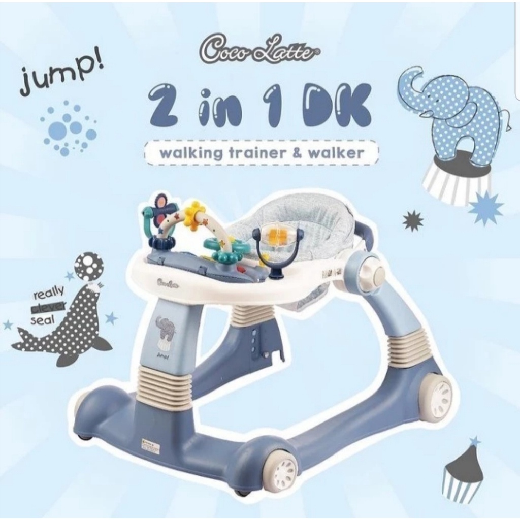 Baby Walker Cocolate 2 In 1 Dk &quot;Fun Collection