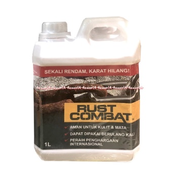 Rust Combat 1L Cairan Penghilang Karat Sekali Rendam Karatan Penghilang Rast Kombat Rus Combat 1 Litter Karat Besi Stainless 1Liter