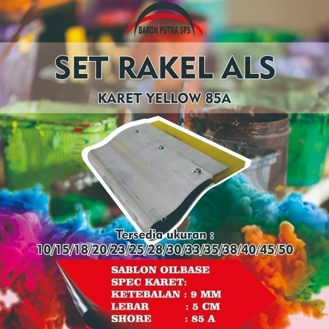 

_^_^_^] SET RAKEL ALS KARET PAPAK YELLOW 85A 33CM