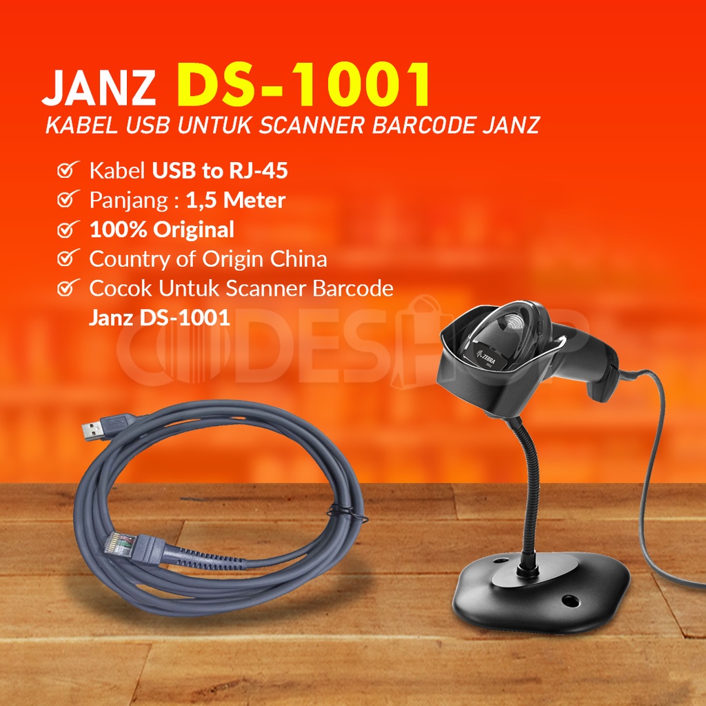 Sparepart Scanner Kabel Janz DS-1001