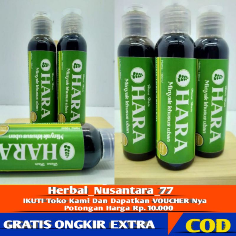 MINYAK HARA Penghilang uban ALAMI ORIGINAL ALAMI minyak hara penghilang uban