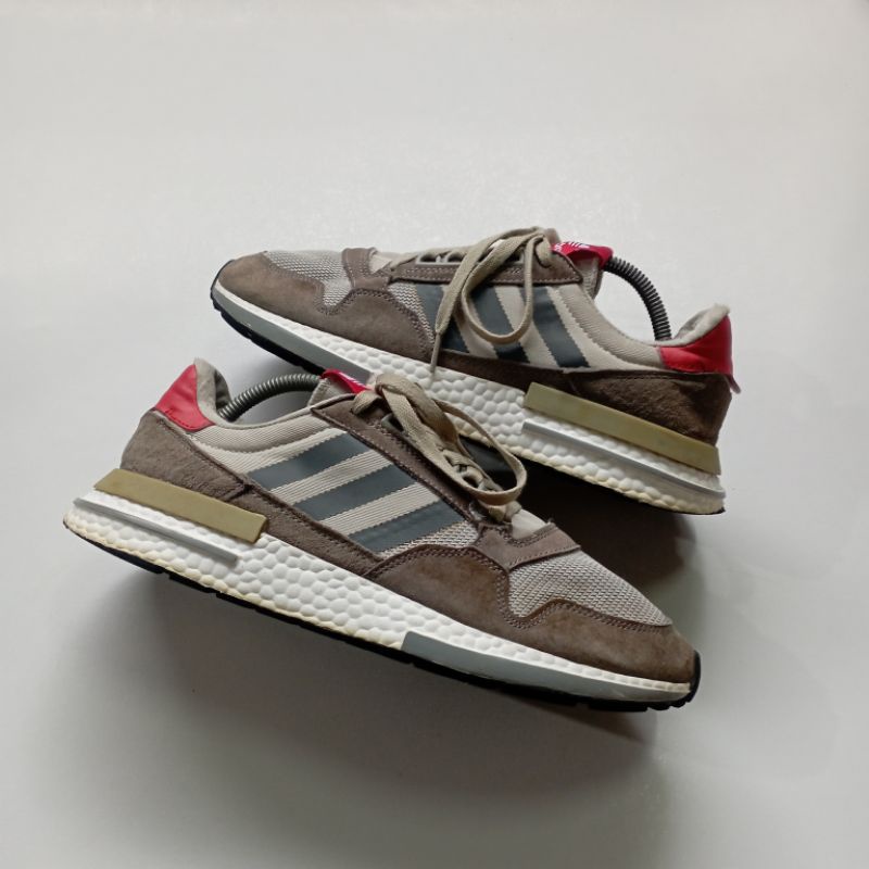 SEPATU ADIDAS ZX 500 BOOST GREY SECOND