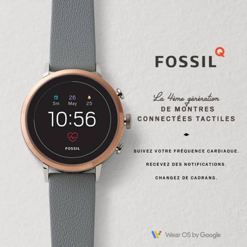 FTW6016 gen 4 smartwatch venture grey silicone