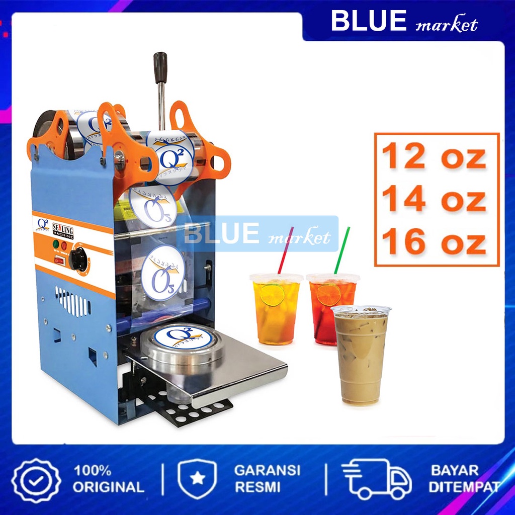 Mesin Cup Sealer Press Gelas Plastik Manual Sealing Machine Q2 8881 / Q2-888