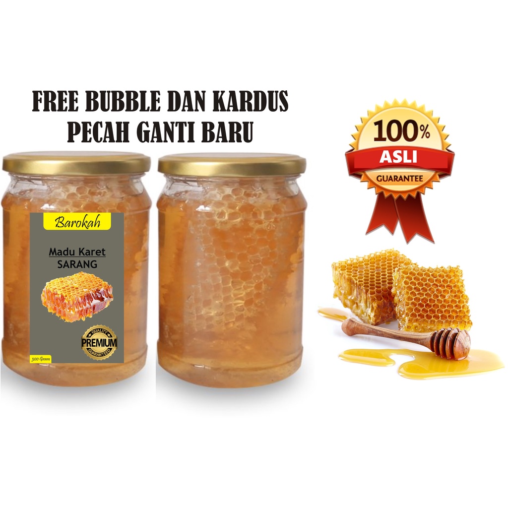 

Madu Karet Asli Sarang 300gram Madu Sarang Karet